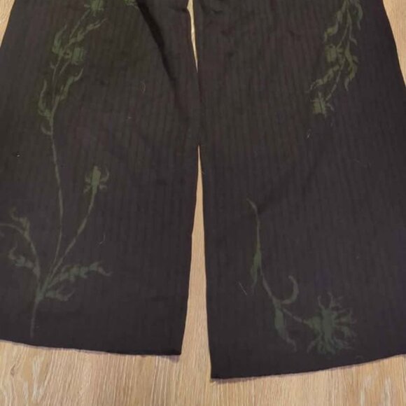 Disturbia diastella floral jacquard rib knit trousers size large new - Picture 4 of 4